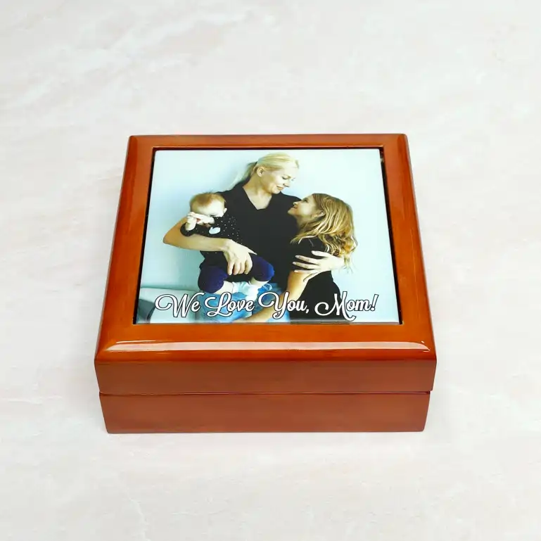 Custom Photo | Wooden Keepsake Box